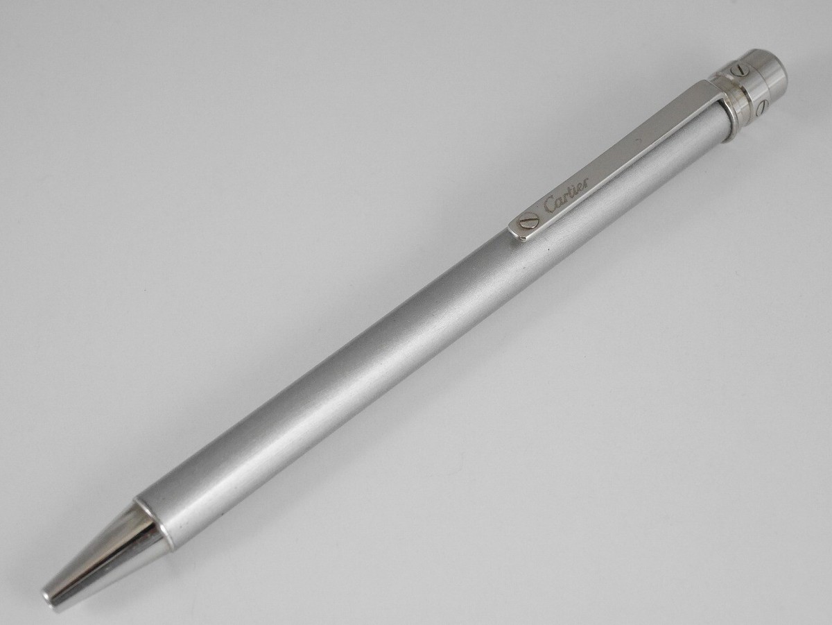 Cartier must 2 Santos Steelcolor Lacquer PT Ballpoint Pen (used