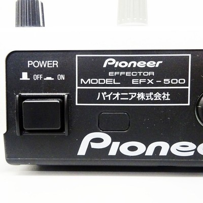 Pioneer EFX-500 DJ Turntable Mixer Controller Effector Silver
