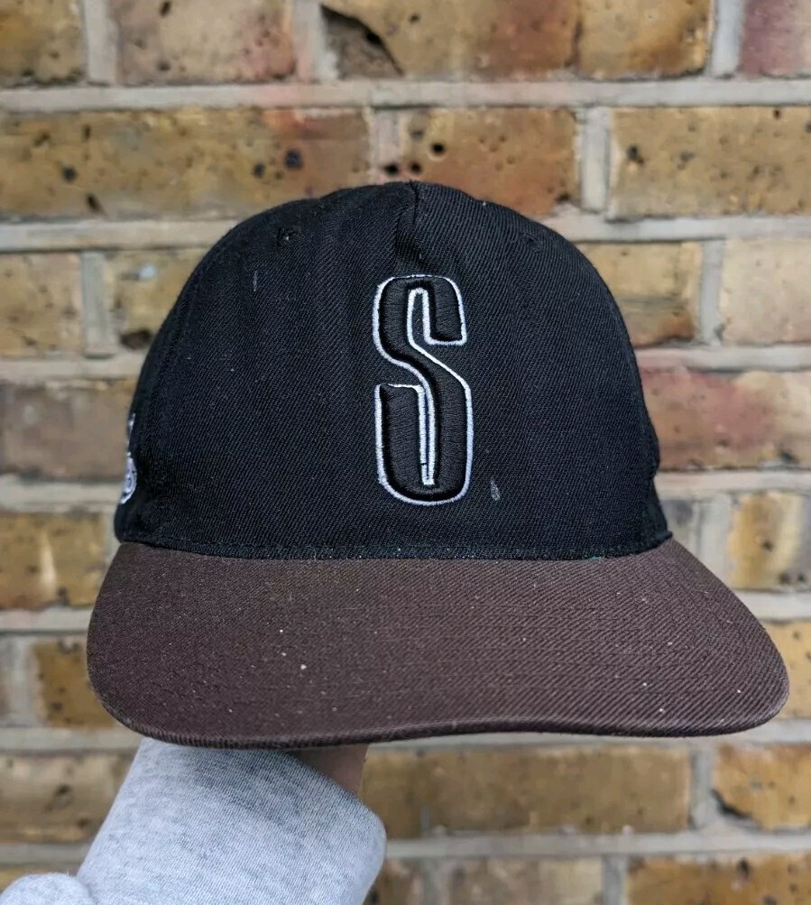 Stussy S Logo Starter Snapback Hat 90s Rare Stüssy | eBay