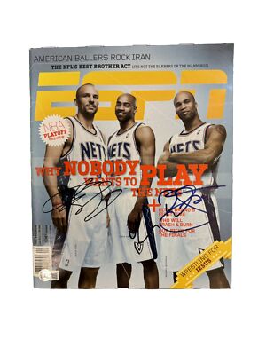 Vince Carter Jason Kidd Richard Jefferson Signed (May 06) ESPN