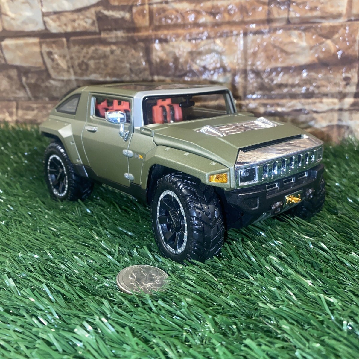 1/18 ダイキャスト Hammer Hx concept 開封品 HUMMER HX CONCEPT Green