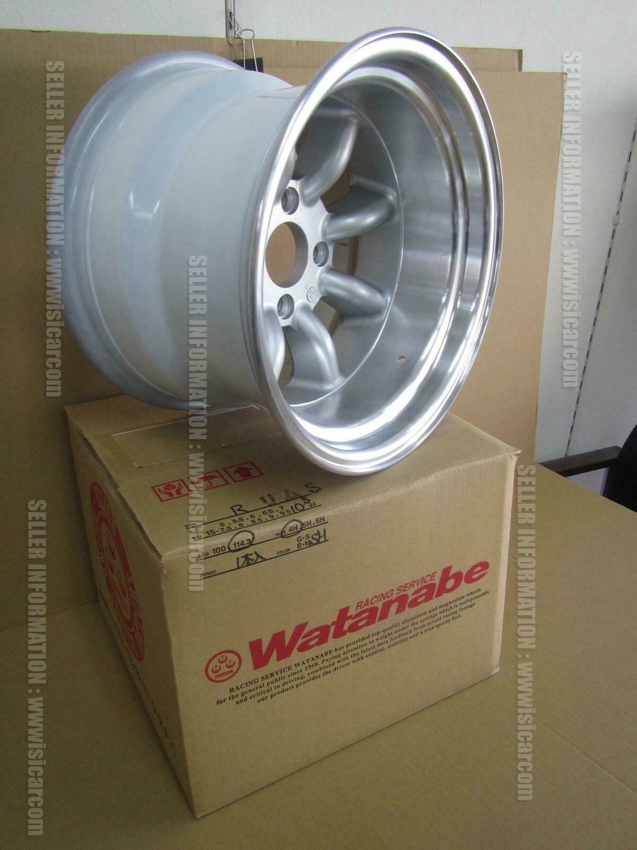 RS WATANABE EIGHT SPOKE R-TYPE WHEEL X1pc 15x10.5JJ PCD 114.3 4H