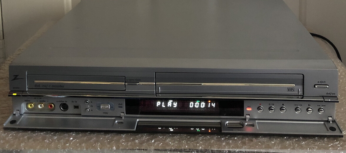 Zenith XBR413 DVD/VCR Combo Hi-Fi Video Cassette Recorder DVD