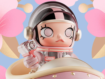 その他 MEGA SPACE MOLLY 100% Blooming-Sakura POP MART MEGA SPACE