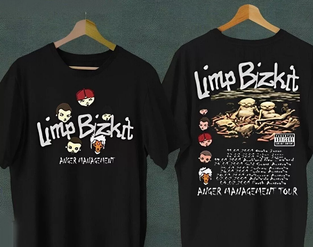 A Very Rare Limp Bizkit Anger Management Tour T-Shirt Cotton