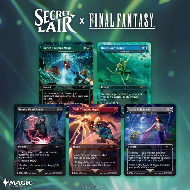 MTG Secret Lair FF weapons 日本語版 Foil 未開封 Secret Lair FF