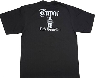 TUPAC SHAKUR T-shirt 2Pac Urban Streetwear Hip Hop Rap Men's Tee
