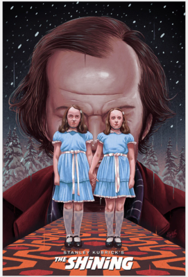 The Shining Outlook Hotel The Grady Twins Movie Film Poster Print