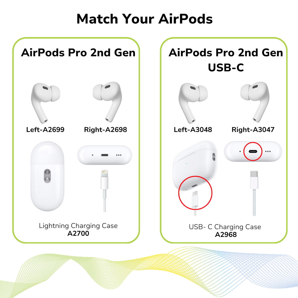 Apple AirPods Pro 2nd Gen | Right Side Only | A2698 | White