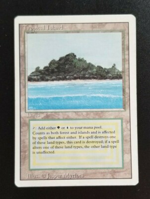 マジック：ザ・ギャザリング mtg Tropical Tropical Island - Alpha