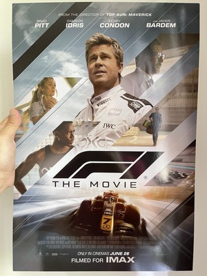 F1 IMAX ポスター F1 映画 IMAX ポスター ・ステッカー ブラッド