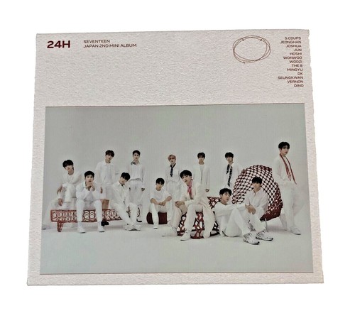 SEVENTEEN 17 CARAT First Mini Album CD Black Version Postcards