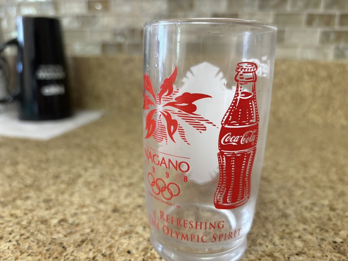 Nagano 1998 Coke Glass 'Refreshing the Olympic Spirit' Calgary