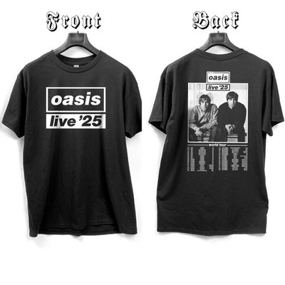 oasis live'25 Tシャツ Mサイズ 黒 Tシャツ オアシス ライブ'25 【日本