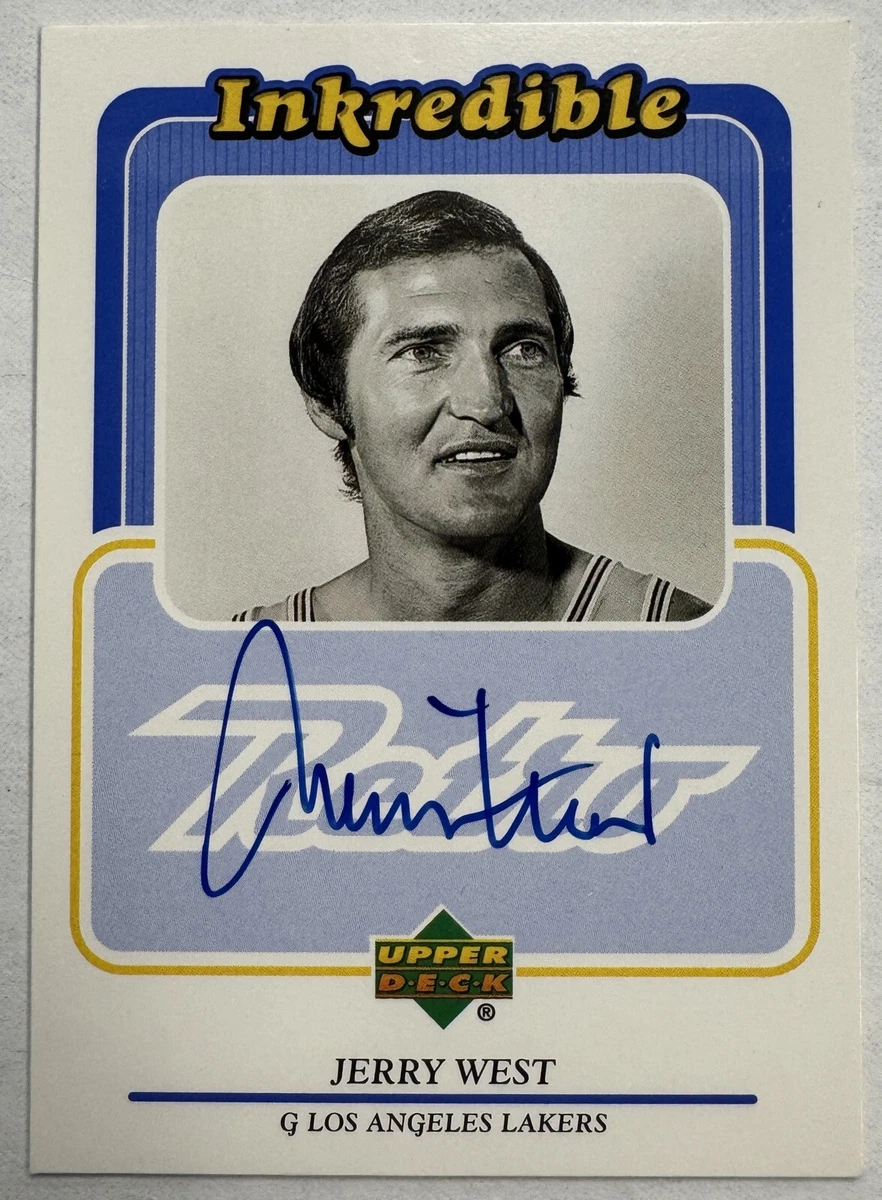 Upper Deck Jerry West Basketball Autographed Sports Trading Cards