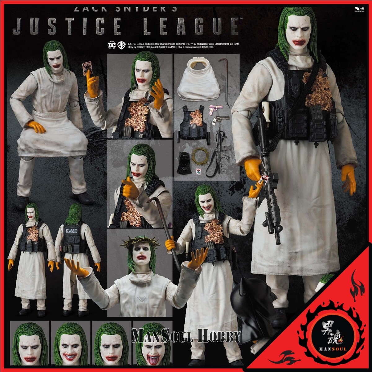 NEW MAFEX No247 Zack Snyder's Justice League Knightmare the Joker