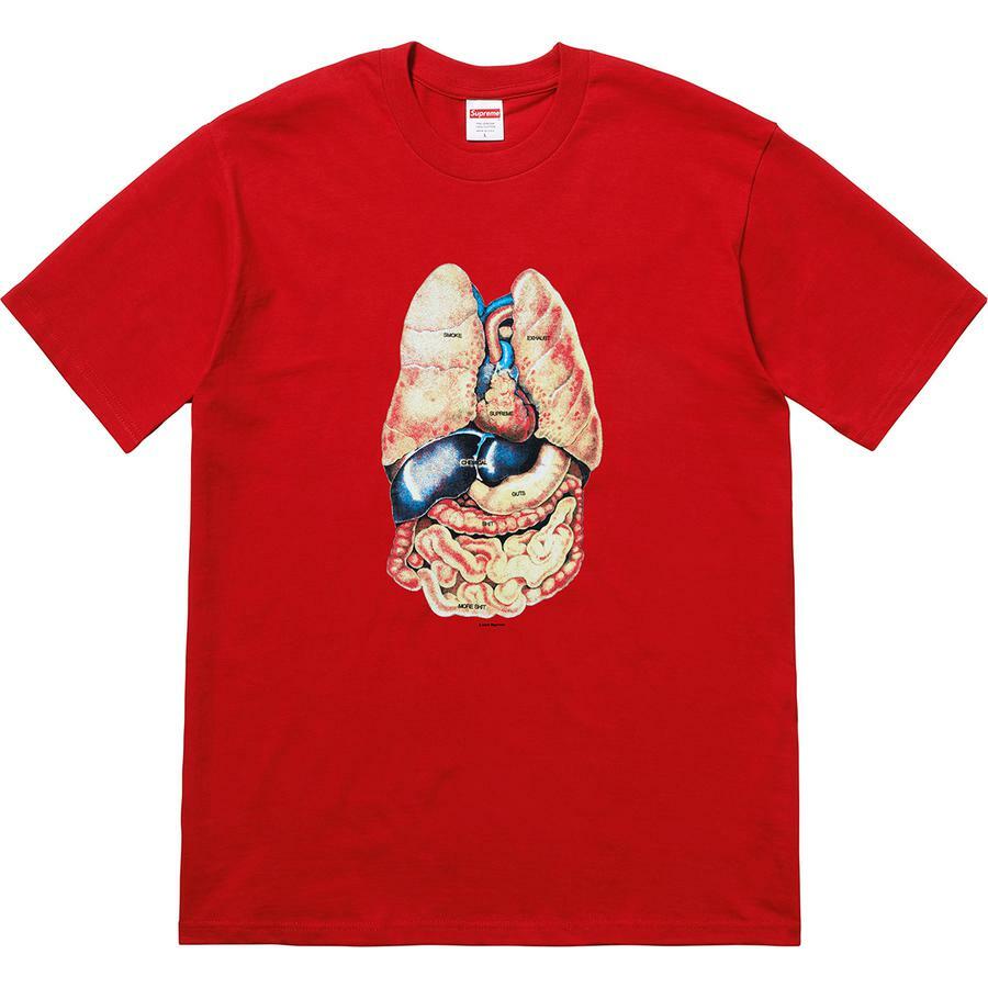 Supreme Guts Tee Red Black Navy Olive F/W 18 | eBay