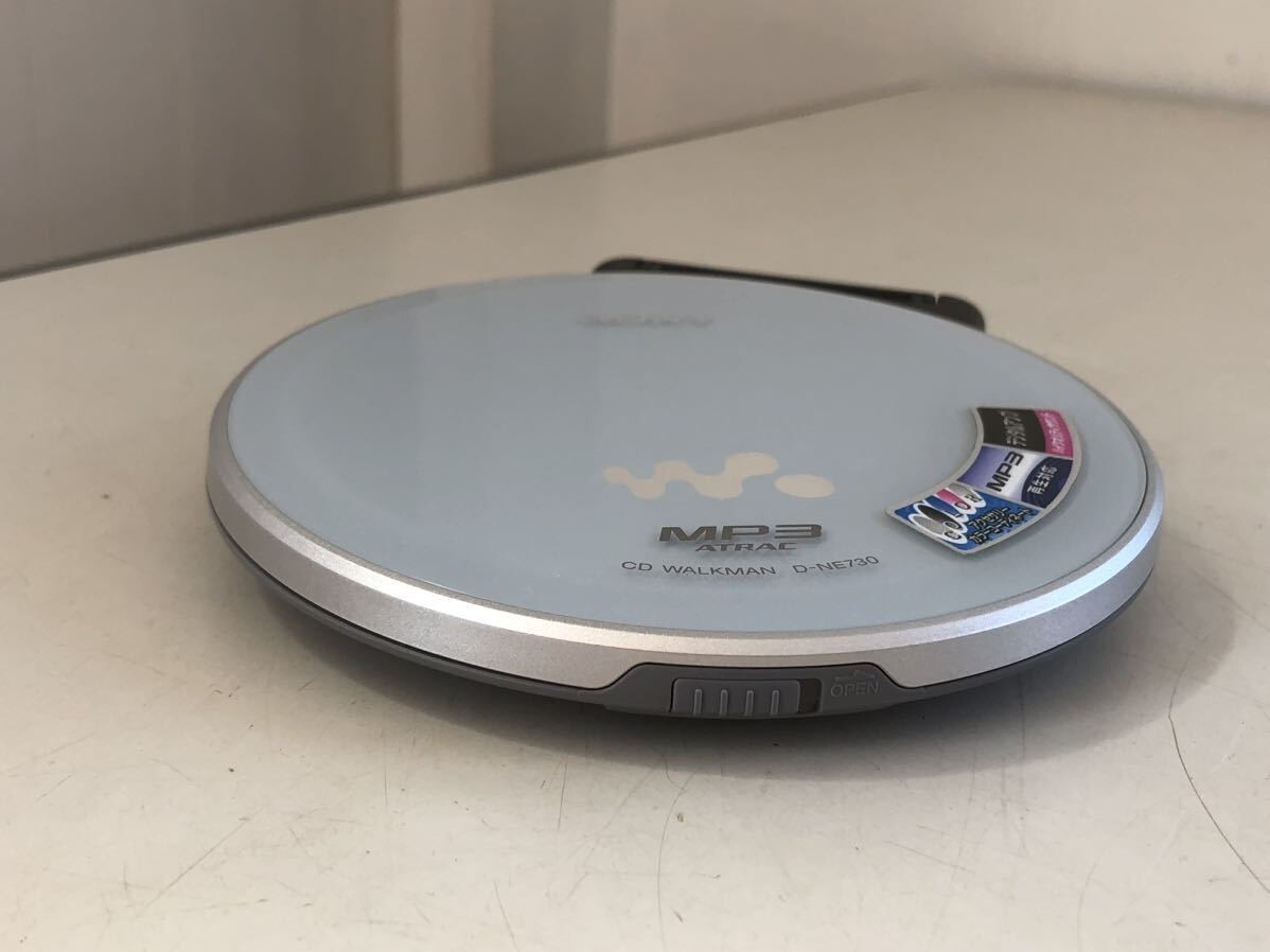 SONY D-NE730 ポータブルCDプレーヤー ブルー シルバー SONY D-NE730