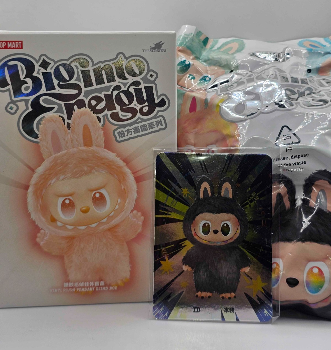 ラブブ Labubu Big コレクション into Energy ID本我 シークレット