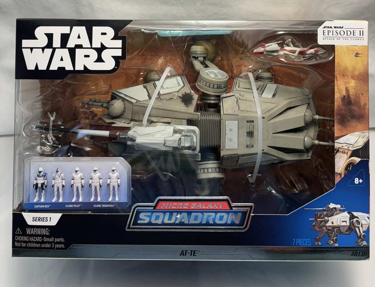 Star Wars Micro Galaxy Squadron AT-TE, Sith Infiltrator, Gauntlet