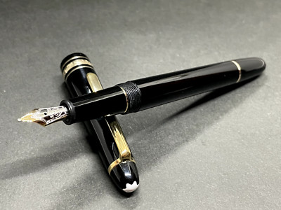 Excellent++] MONTBLANC MEISTERSTUCK 145 PIX Black Fountain Pen NIB