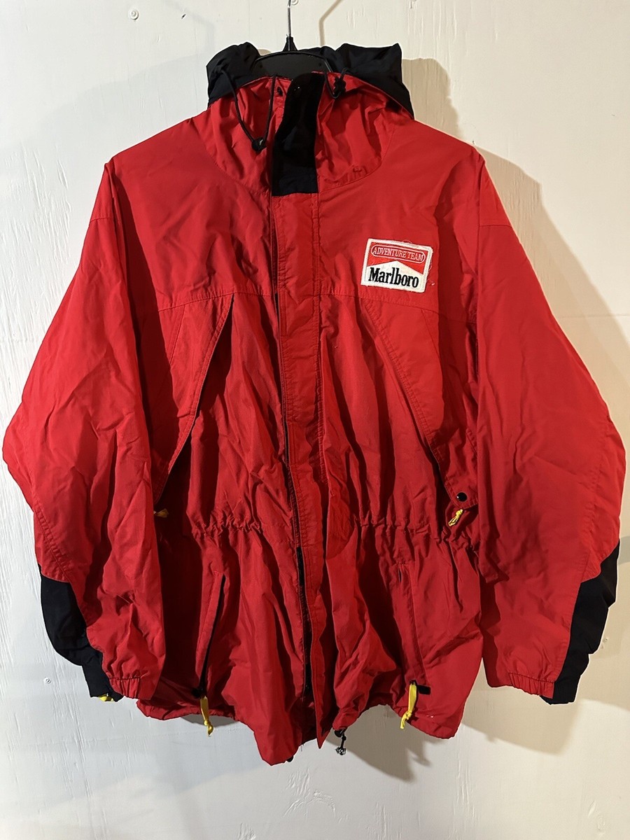 Vintage Marlboro Jacket Full Zip Adventure Team nylon mesh lined