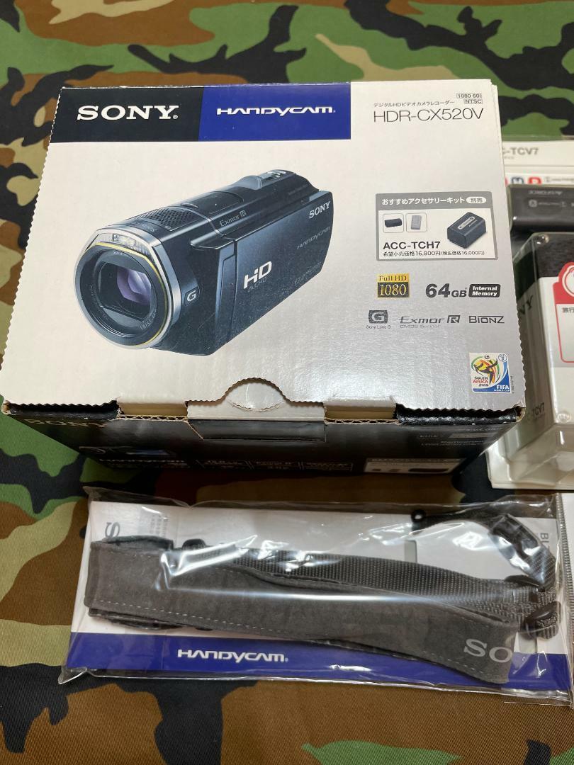 a*s様 SONY HDR-CX520V ハンディカム 本体 予備バッテリー付き 【公式