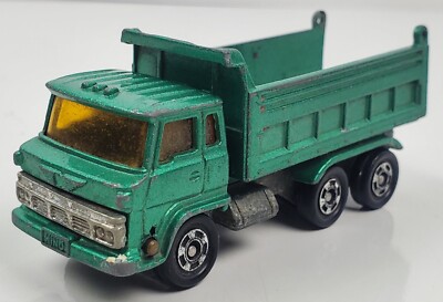Vintage Tomica Hino Dump Truck Green Die Cast Car Japan | eBay