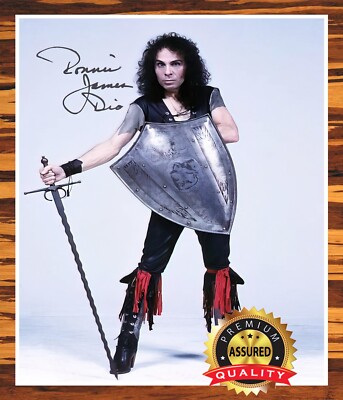 Ronnie James Dio - Autographed Signed 8x10 Photo (Black Sabbath
