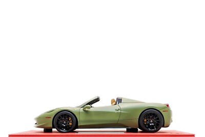 BBR Deluxe 1:18 Ferrari 458 Spider in Matte Green (#03/20