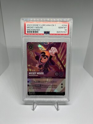 PSA10 Disney Lorcanaアルキメデス #208 7450 PSA10 Disney Lorcana