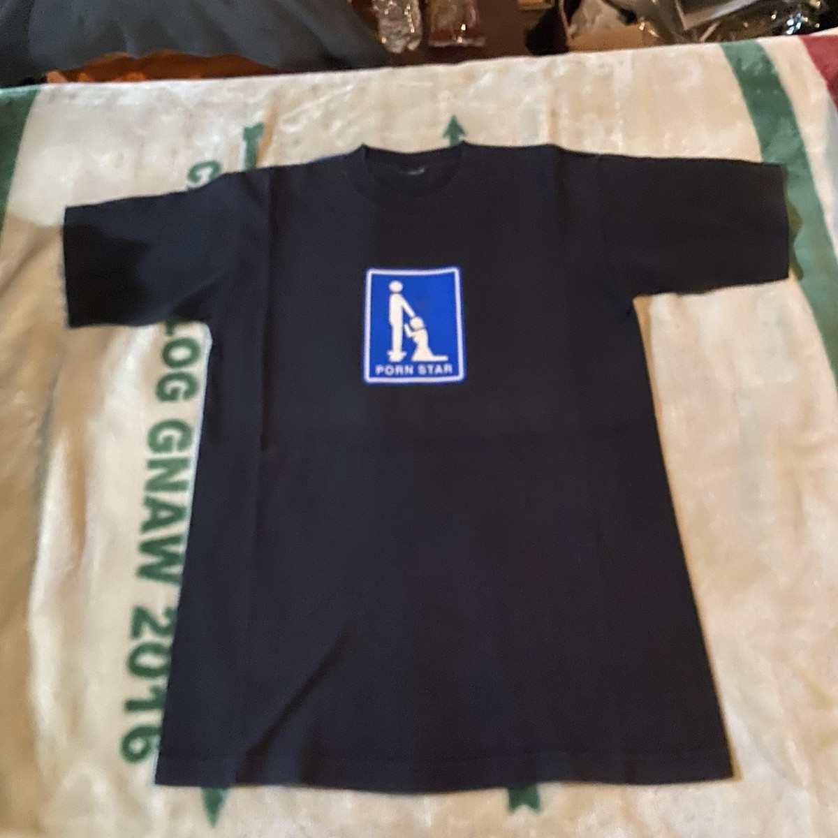 Vintage Porn Star Skate Shirt Size Medium 90's Raver Tee PornStar