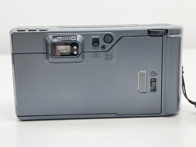 PENTAX ESPIO 80 ZOOM 35mm Film Camera Blue Gray tested from Japan