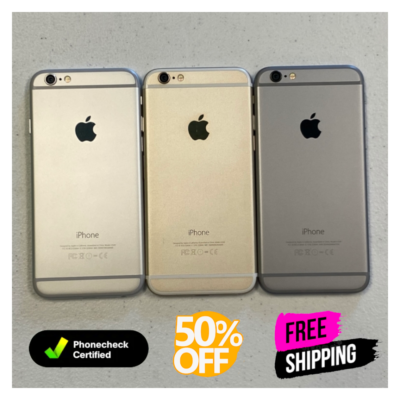 Apple iPhone 6 - 16GB/64GB/128GB - Silver, Gold, Gray - Unlocked