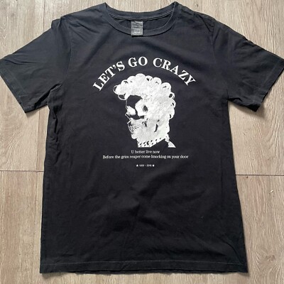 Rare Number Nine Lets Go Crazy T-Shirt Size 2 Vintage Men Medium