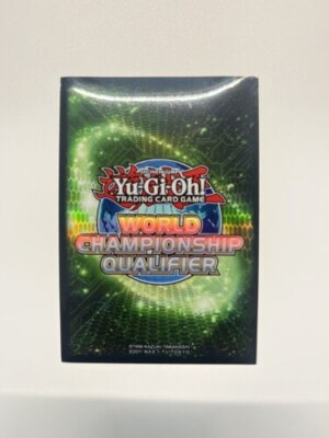 遊戯王 スリーブWCQ WORLD CHAMPIONSHIP 2013 緑80枚 遊戯王 wcq 2013