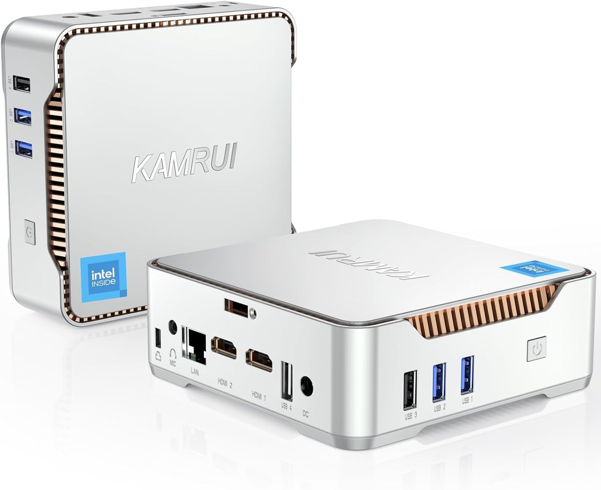 4K Mini PC Intel Alder Lake N95 16GB DDR4 RAM 512GB SSD WiFI 5 BT