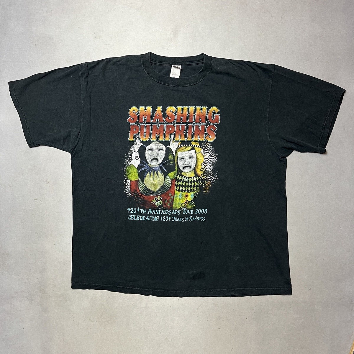Smashing Pumpkins 20 Years of Sadness Anniversary Tour T Shirt 2XL