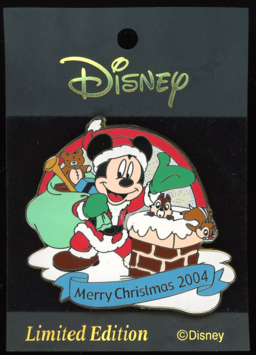 Disney Merry Christmas 2004 限定ピンズ LTD900 Japan M&P Christmas