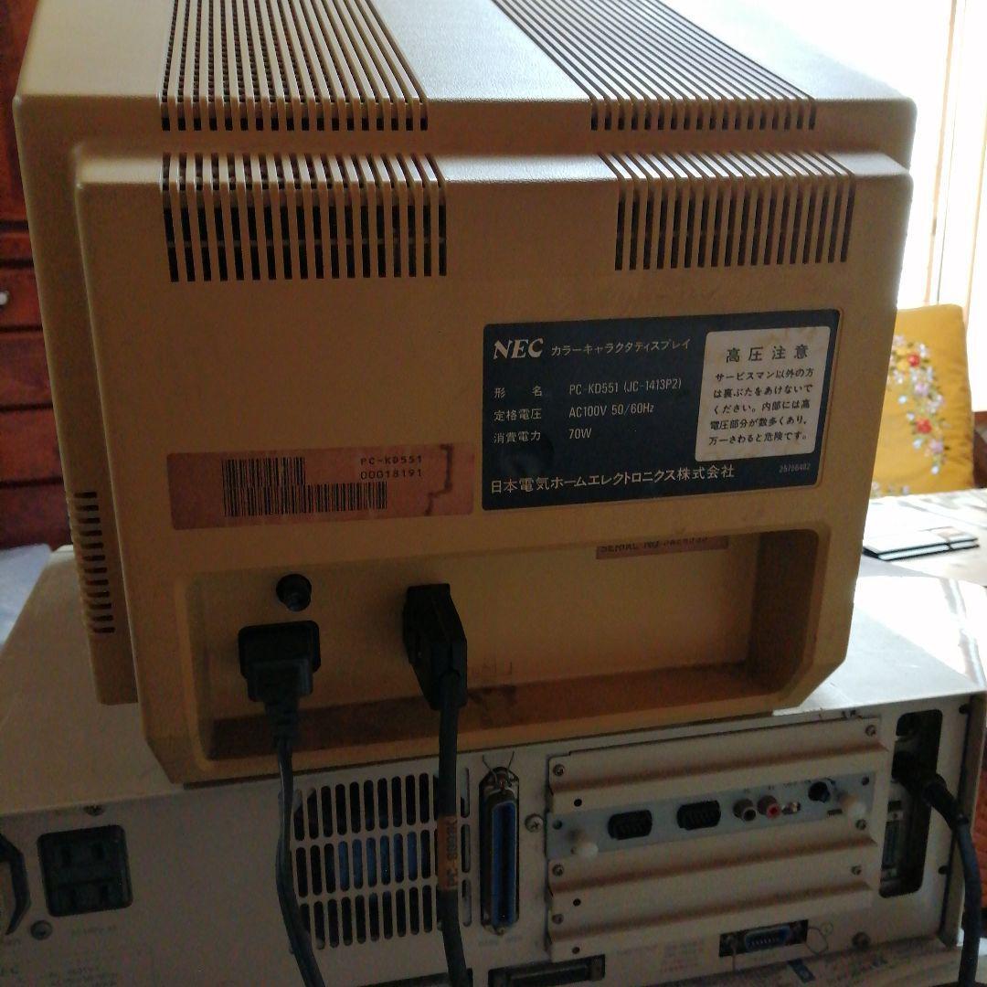 pc-kd551 カラーキャラクタディスプレイ NEC PC-8800シリーズ カラー