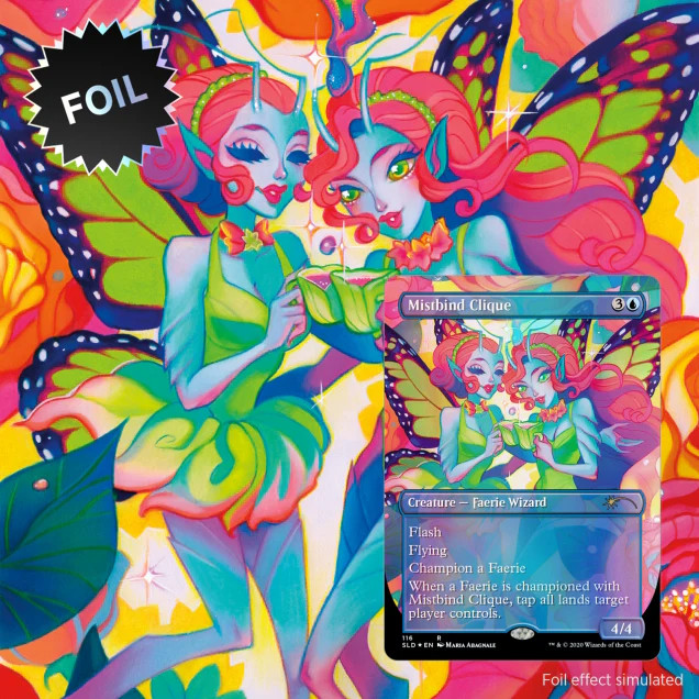 Faerie, Faerie, Faerie Rad foil 4セット 未開封 Magic the Gathering