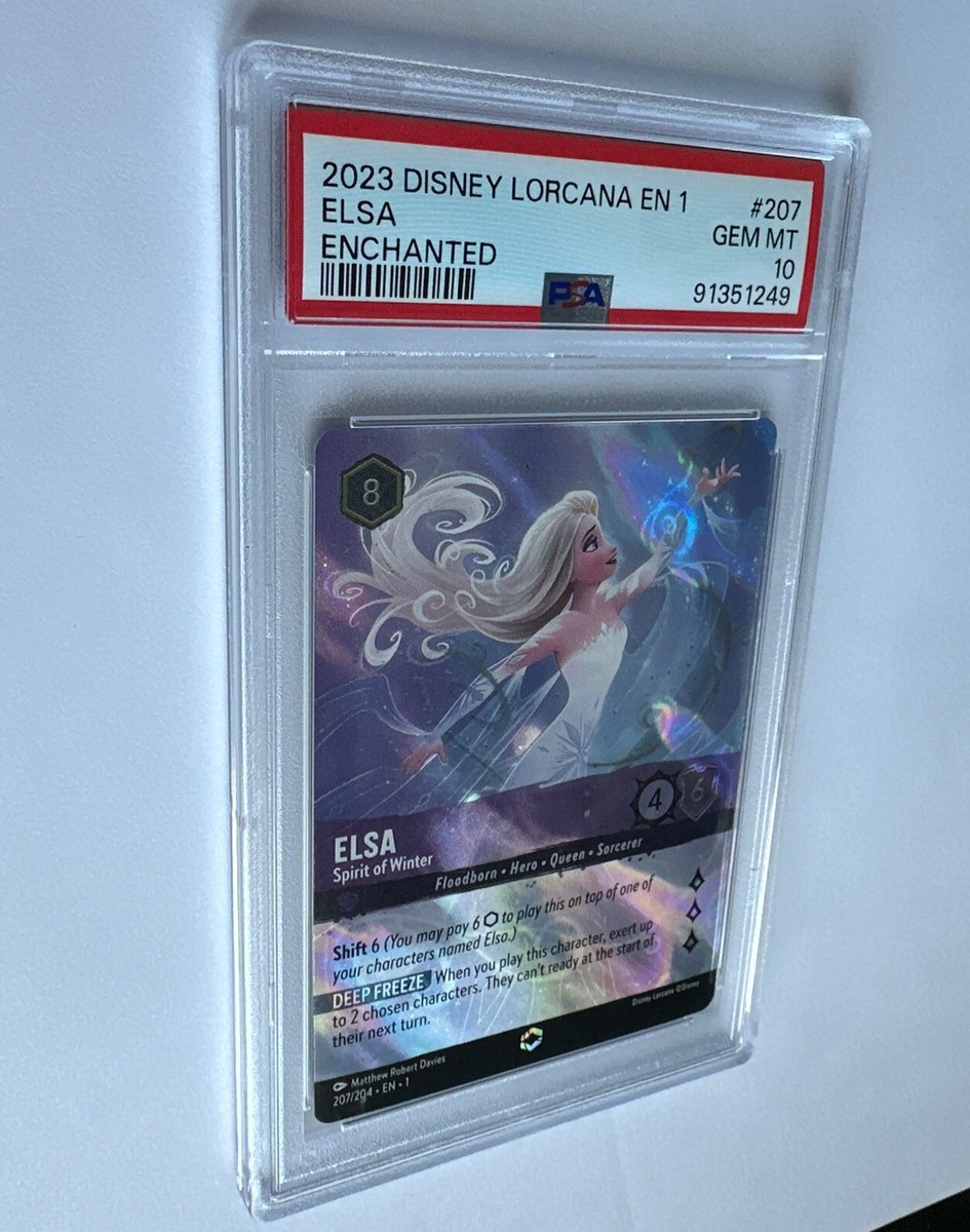 ロルカナ エルサ エンチャンテッド PSA10 Disney Lorcana エルサ