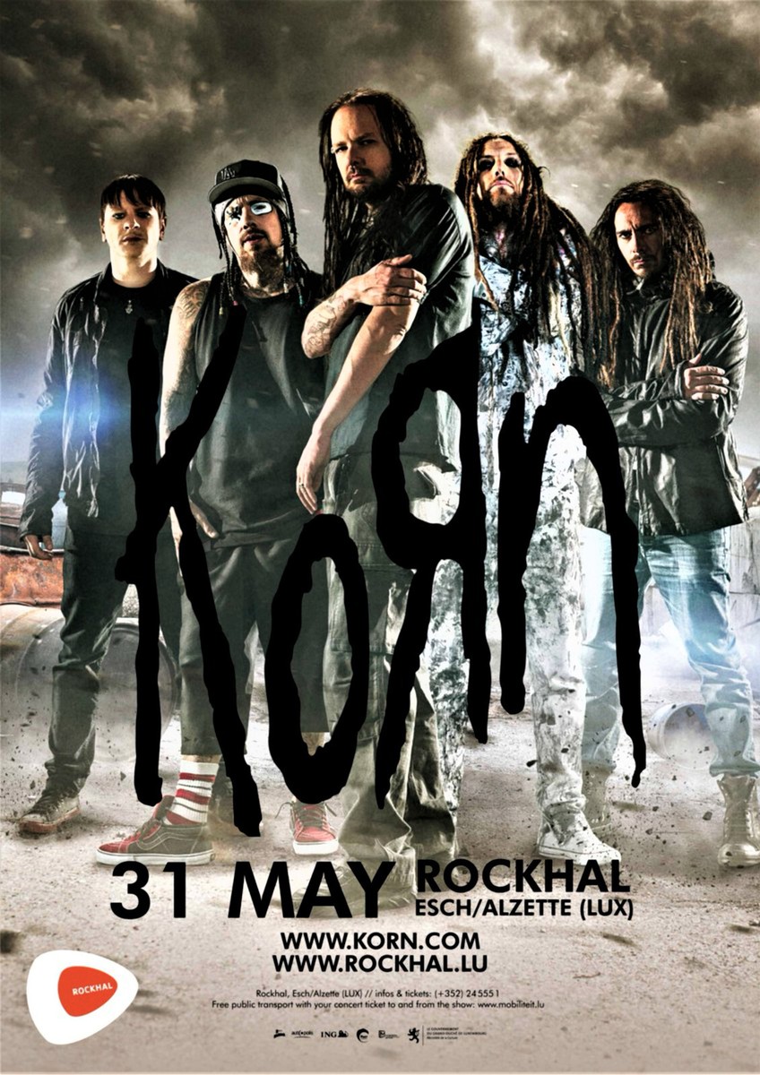 Korn Concert poster Tour 12