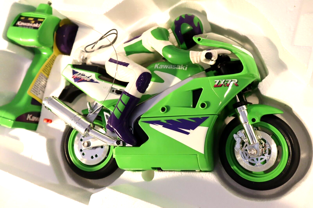 Vintage DSI Toys 1996 Ninja Kawasaki Zx-7r RC Motorcycle Super