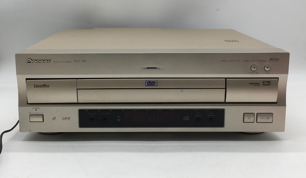 Serviced】Pioneer DVL-919 LD DVD CD Player 100V w/ Remote Manual