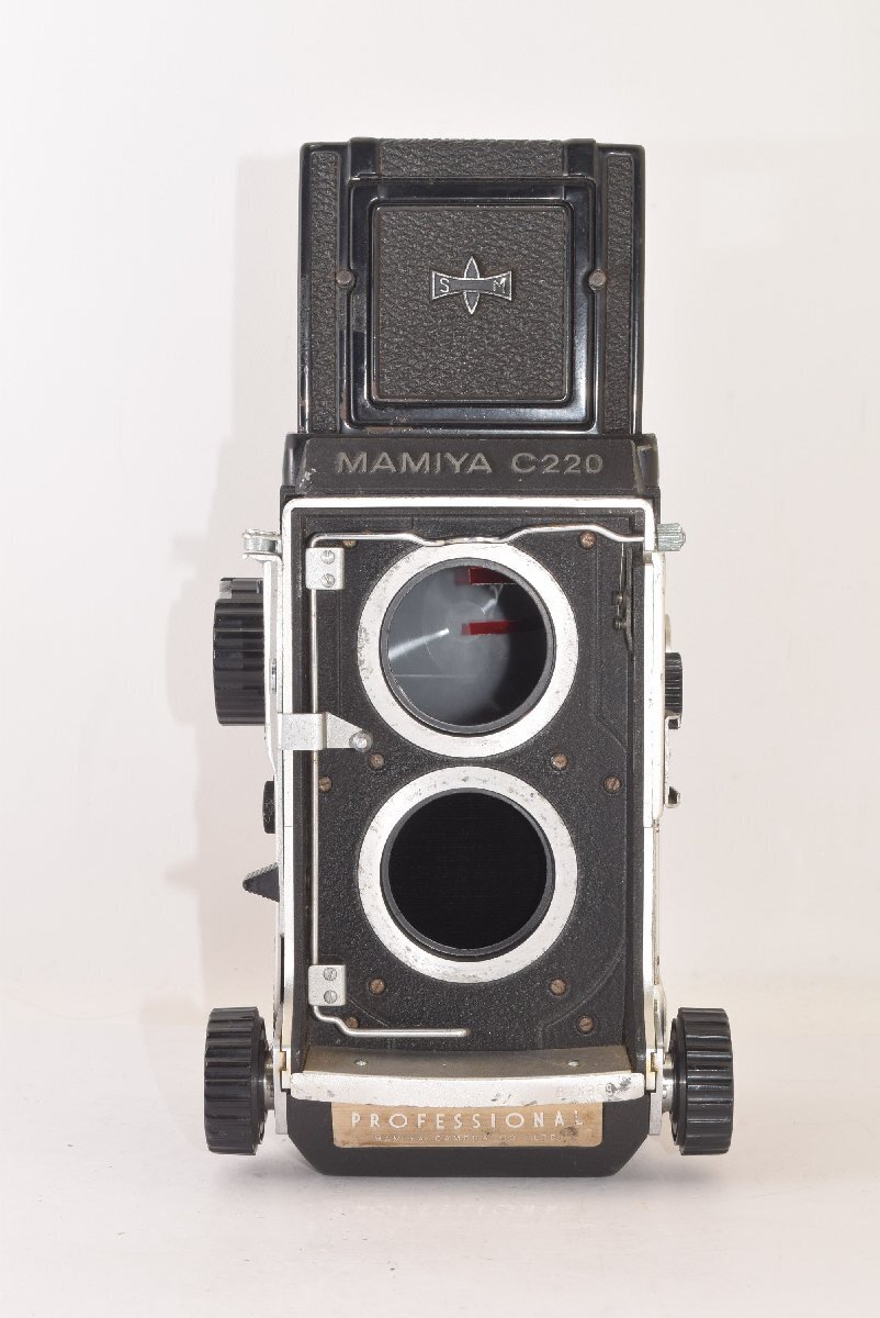 □美品□ マミヤ MAMIYA C220 80mm F2.8 ブルードット マミヤ Mamiya