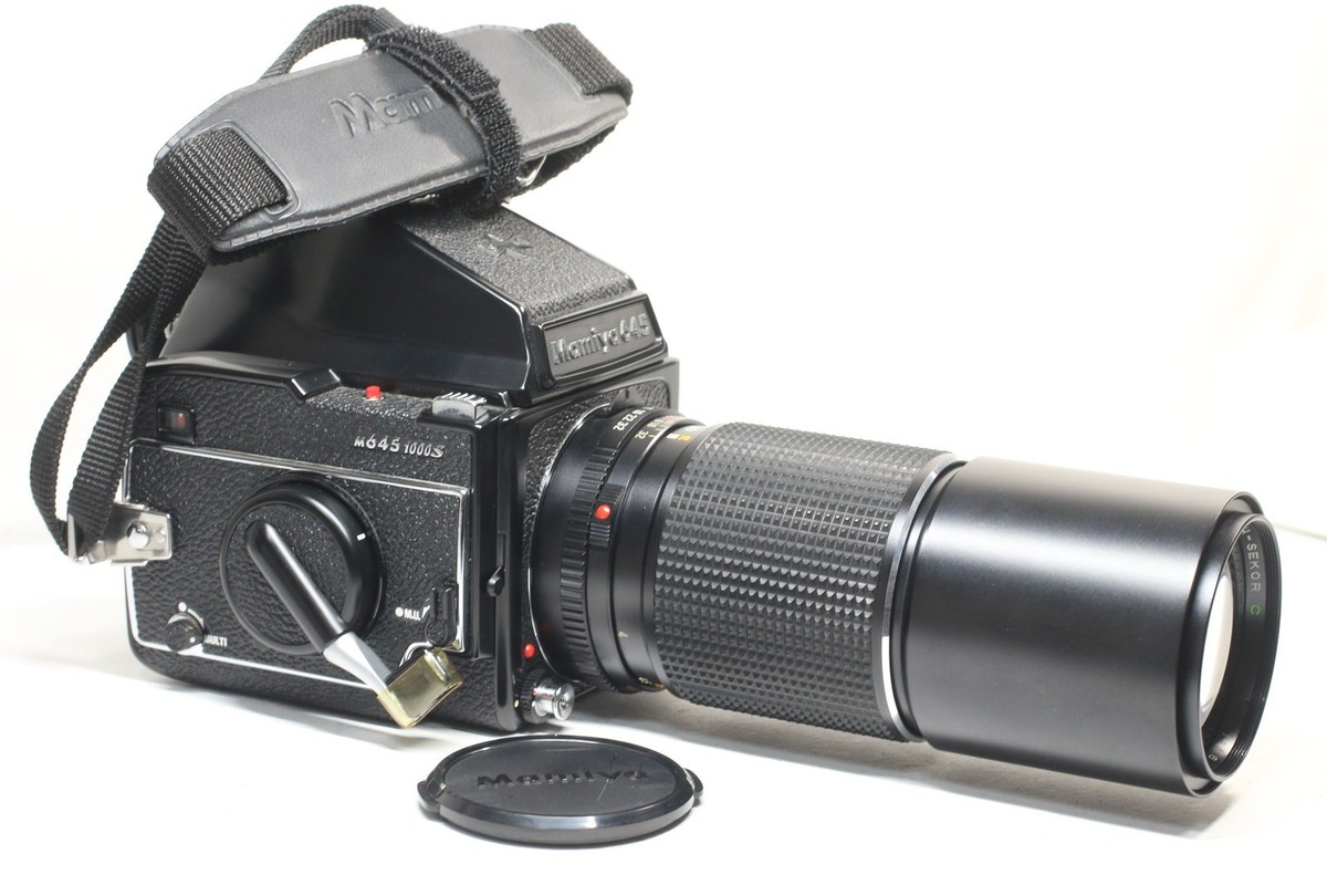 Mamiya M645 1000S Camera Sekor C 80mm⁄1.9, 45mm⁄2.8 & SF C
