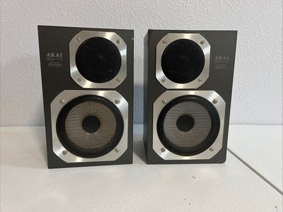 AKAI SW-7II 2 Way Speaker System Bookshelf 80W Vintage Japan | eBay