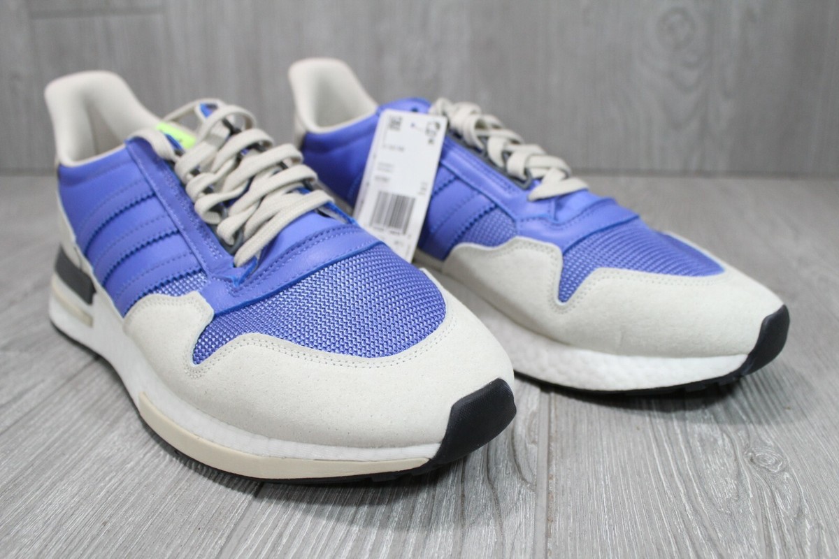 54 New Adidas Originals ZX 500 RM Boost BD7867 Lilac/White Men's