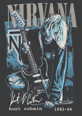 Nirvana Cobain A1サイズ ポスター Nirvana Cobain A1サイズ ポスター